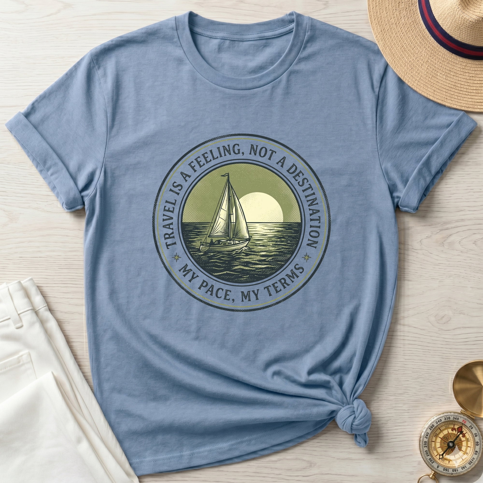 Travel Is A Feeling Not A Destination T-Shirt