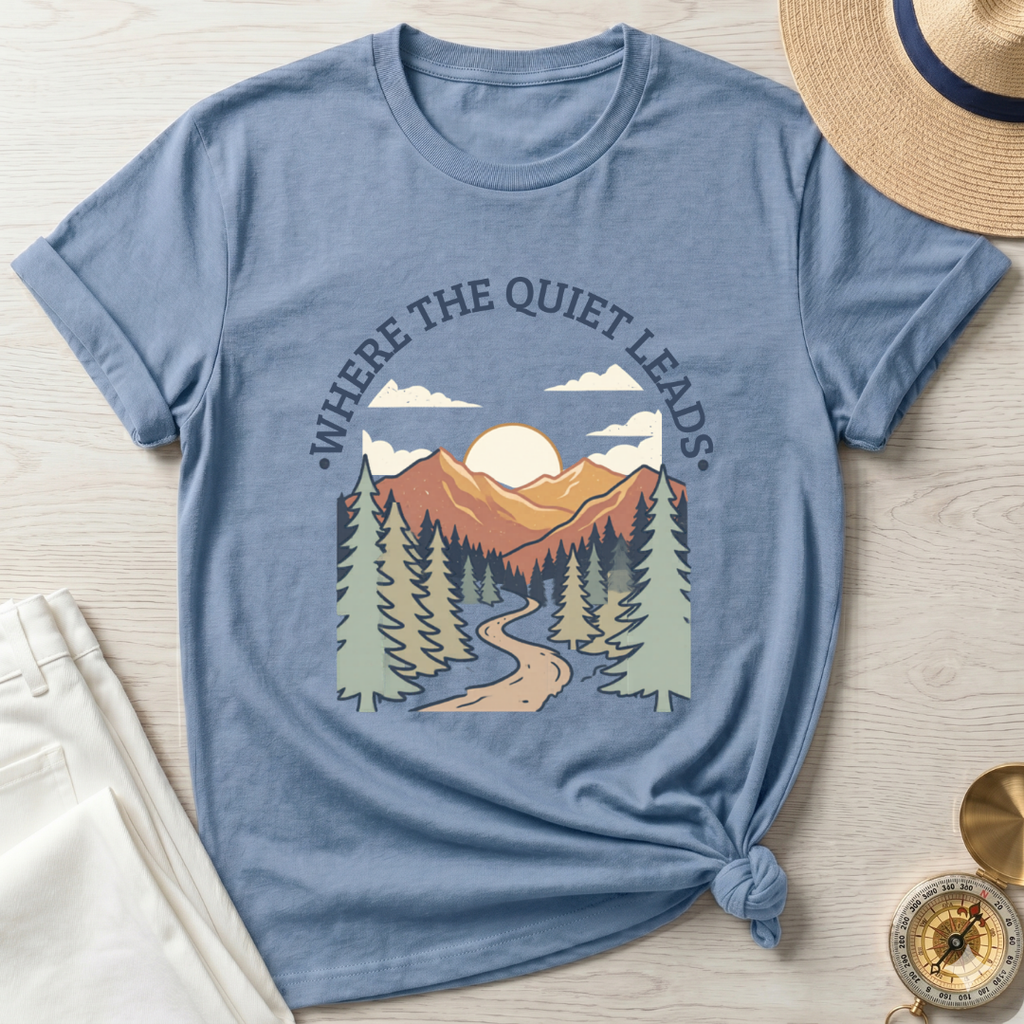 Where The Quiet Leads Art T-Shirt