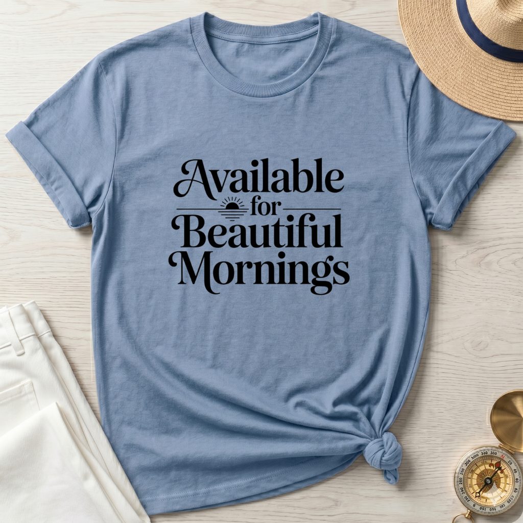 Available For Beautiful Mornings T-Shirt