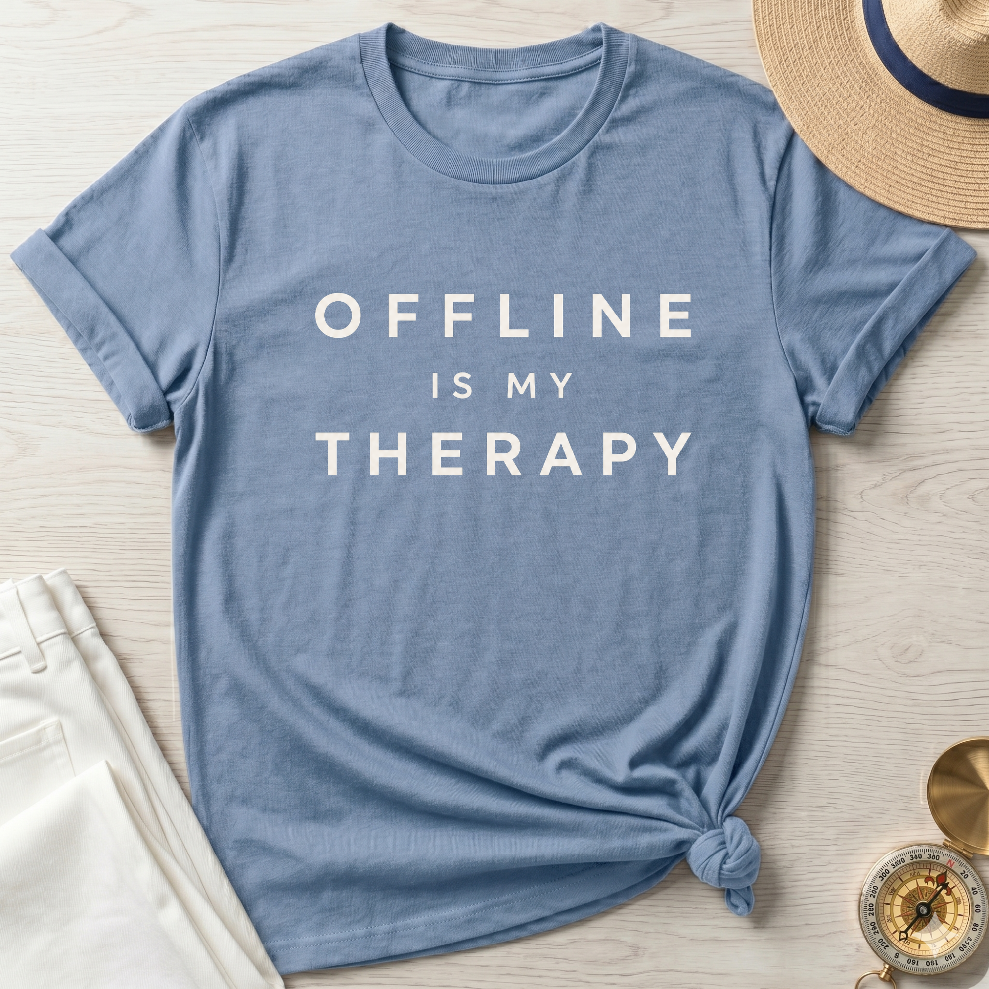 Offline Is My Therapy T-Shirt