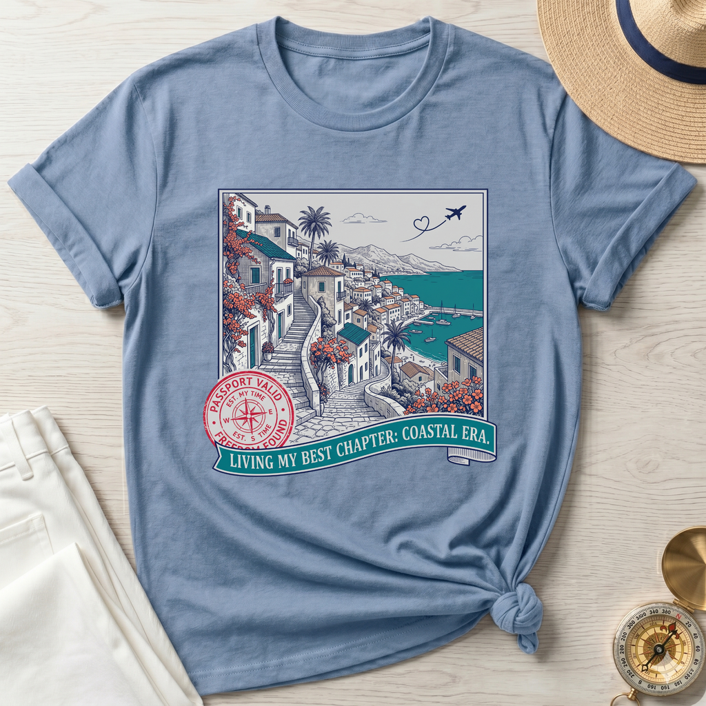 Living My Best Chapter-Coastal Era T-Shirt