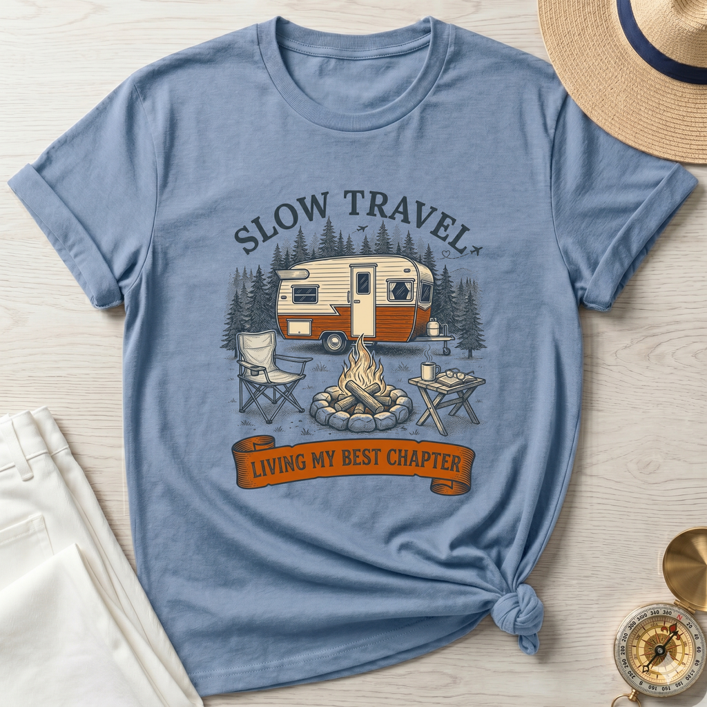 Slow Travel Camper T-Shirt