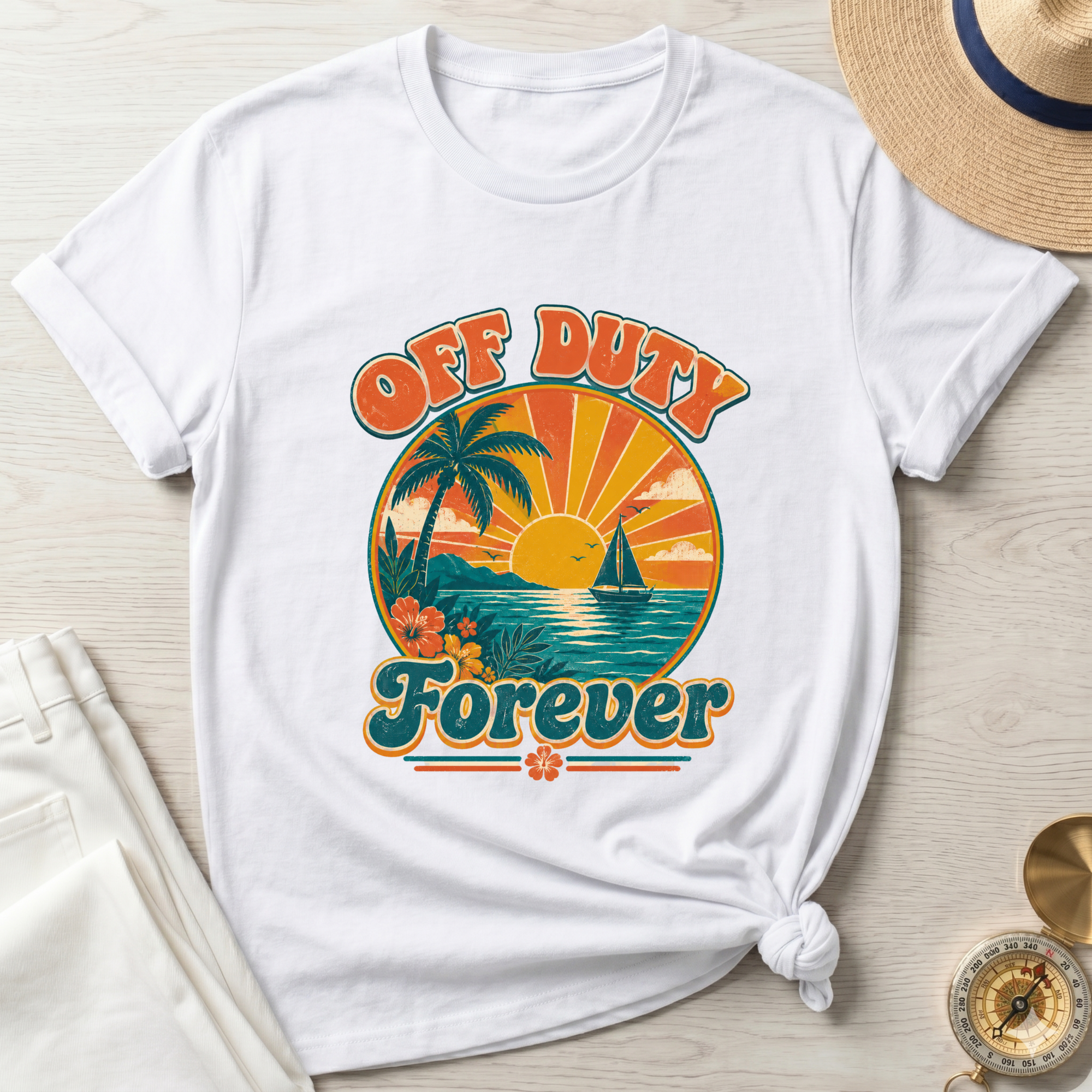 Retro Off Duty Forever T-Shirt