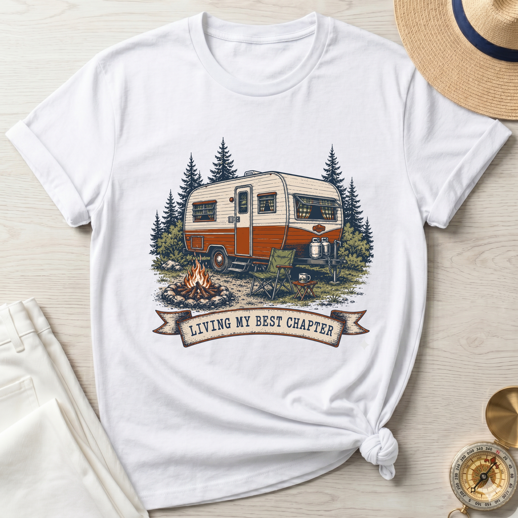 Living My Best Life Camper T-Shirt