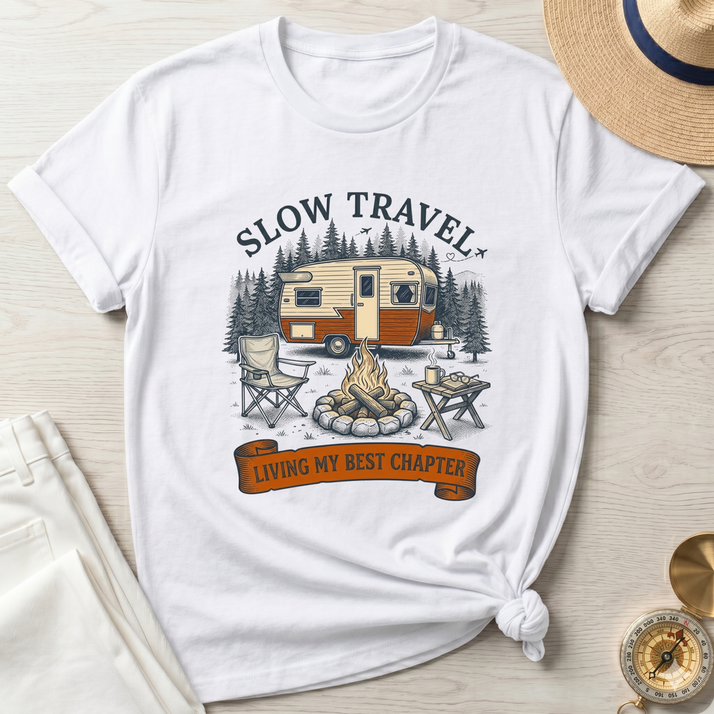 Slow Travel Camper T-Shirt