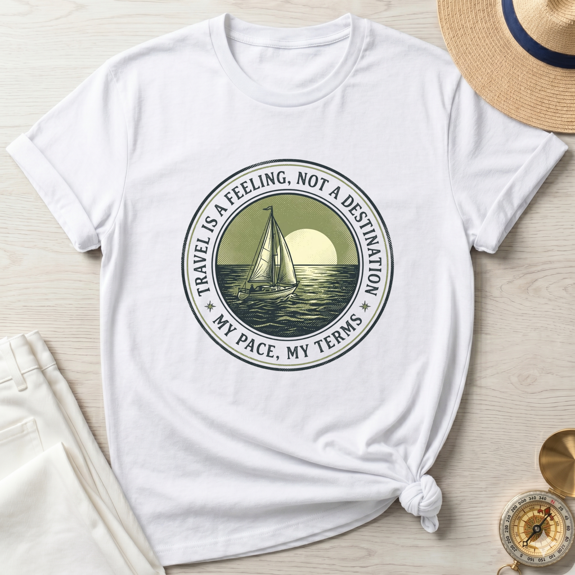 Travel Is A Feeling Not A Destination T-Shirt