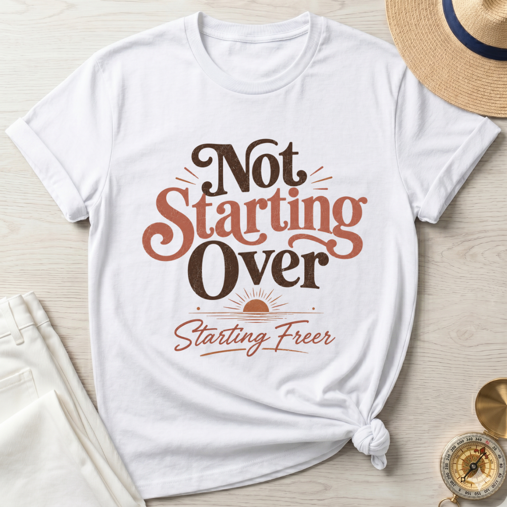 Not Starting Over Starting Freer - T-Shirt