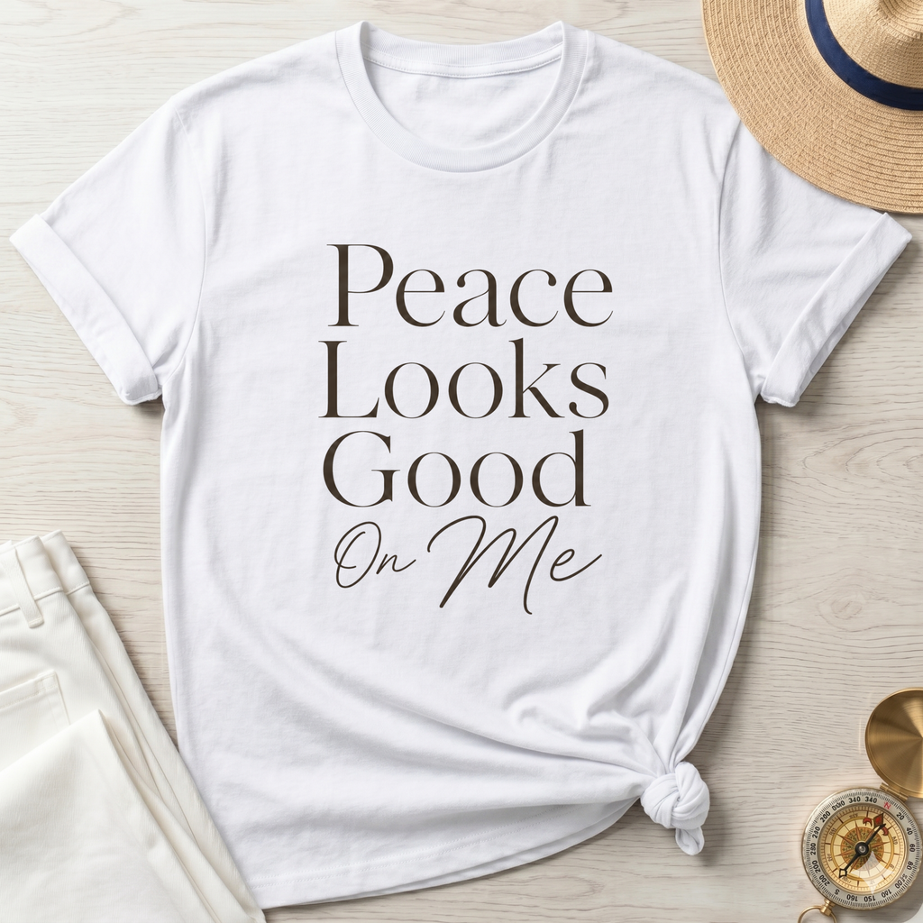 Peace Looks Good On Me T-Shirt