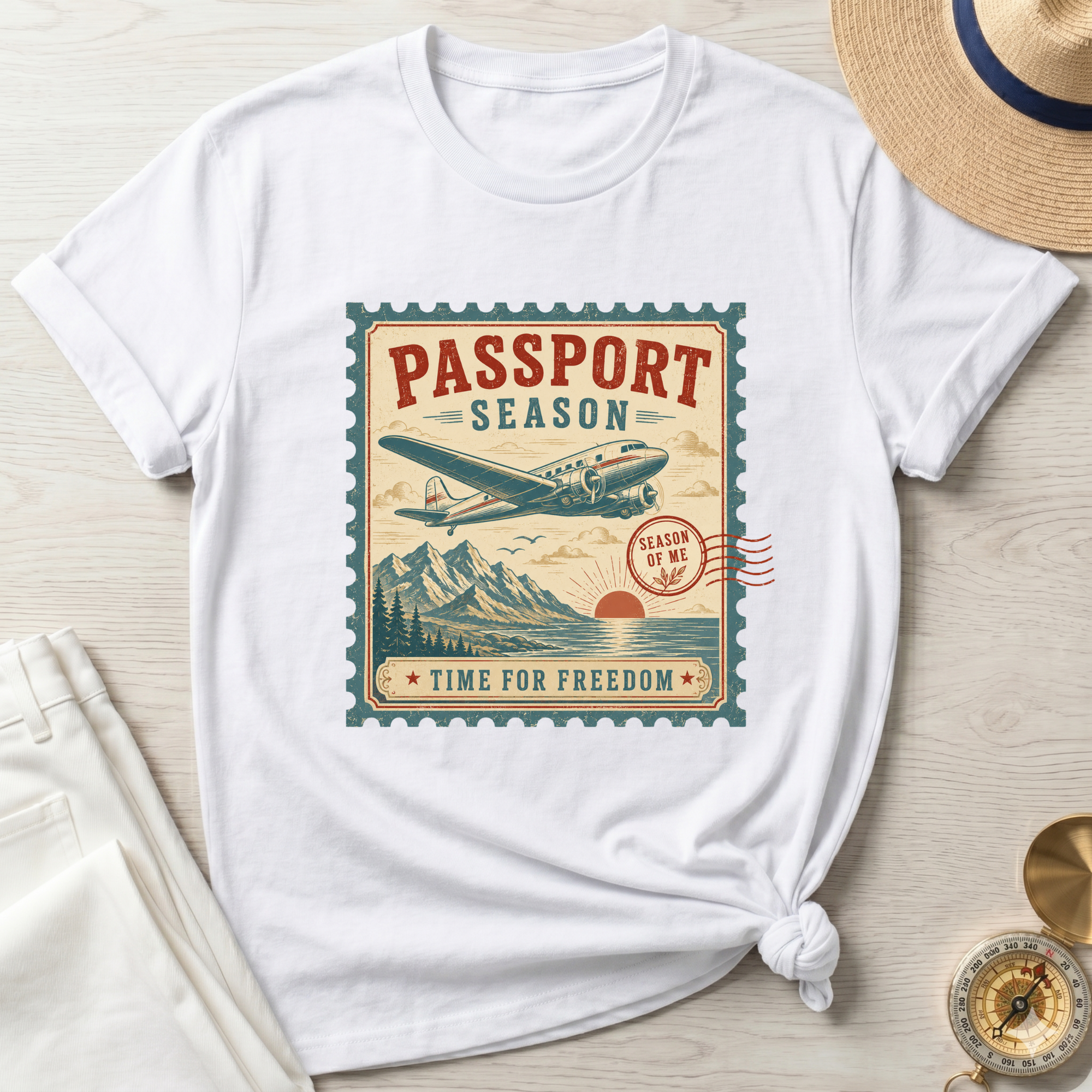 Passport Season-Time for Freedom T-Shirt