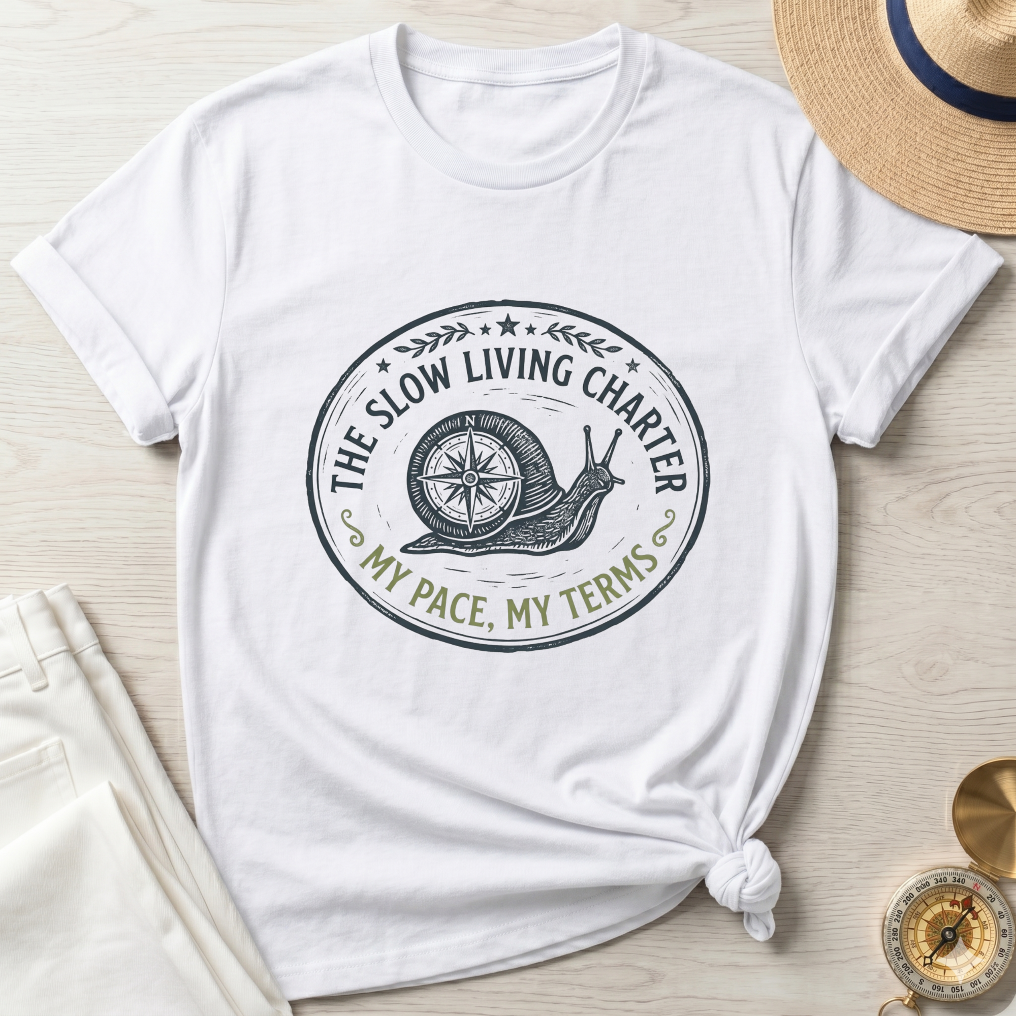 The Slow Living Charter T-Shirt