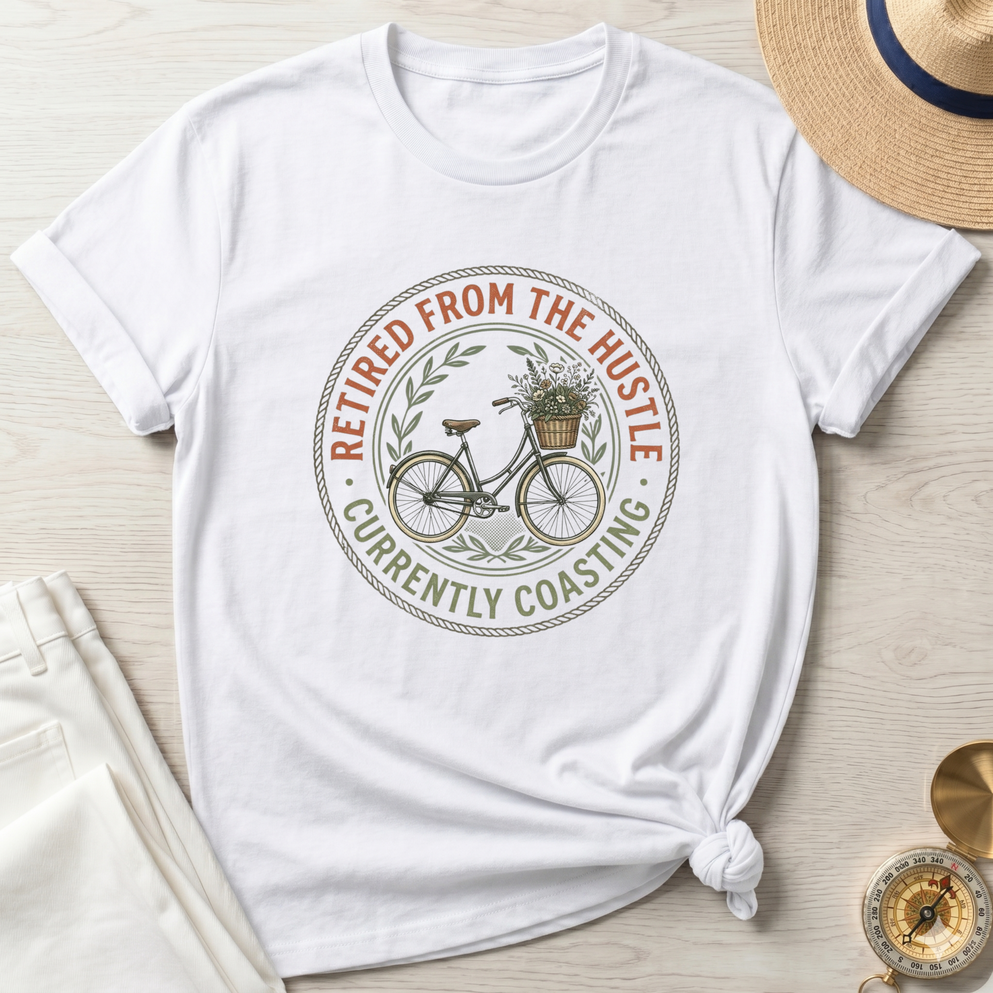 Retired From The Hustle T-Shirt